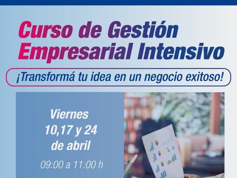 El municipio llevará a cabo un curso intensivo de gestión empresarial