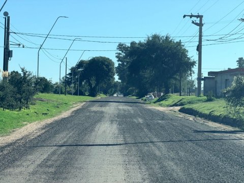 El Municipio mejoró más de 1.600 metros de calle Francisco García con asfalto reciclado