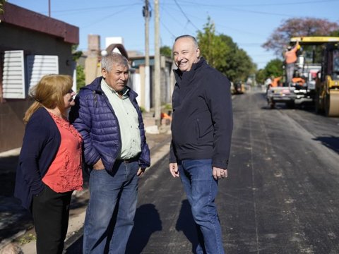 El Programa 430 Cuadras de Pavimento continuará en barrio Carlos Pellegrini