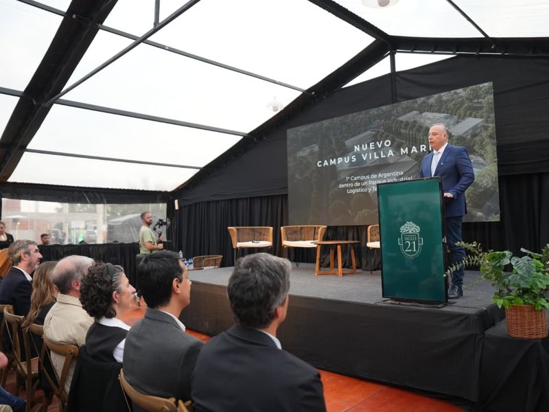 Mas Universitaria: avanza la construcción del nuevo campus de la Universidad Siglo 21 en el Parque Industrial