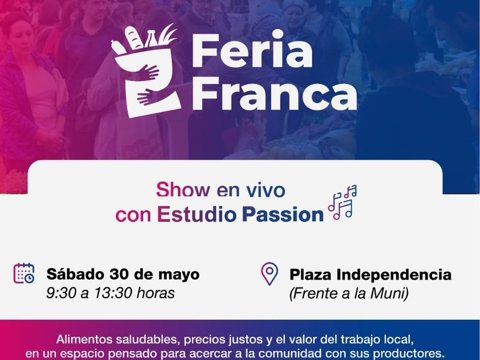 Mañana se realizará una nueva edición de la Feria Franca