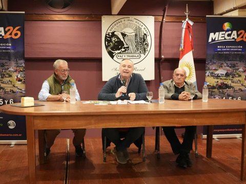 Accastello participó del lanzamiento oficial de la Mega Exposición del Centro Argentino 2026