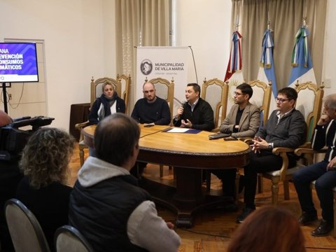 Se presentó la Semana de Prevención de Consumos Problemáticos con una amplia agenda de actividades comunitarias