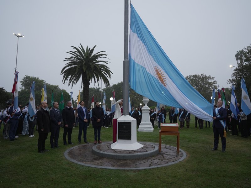 Se realizará el acto oficial por el Día de la Bandera y la promesa de fidelidad a la enseña patria