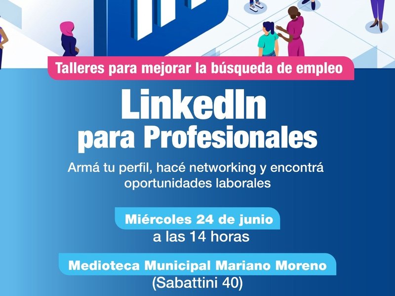 Puertas Abiertas: el municipio dictará un taller gratuito sobre LinkedIn y búsqueda laboral