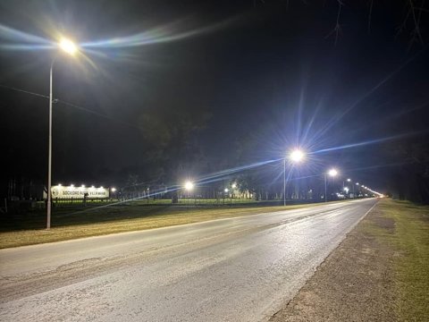 100% Luces Led: el municipio jerarquiza el acceso norte con nueva iluminación