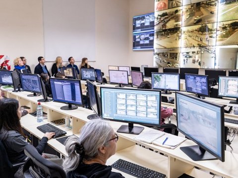 Directivos escolares visitaron el centro de monitoreo en una nueva jornada de la Coordinación Local de Educación