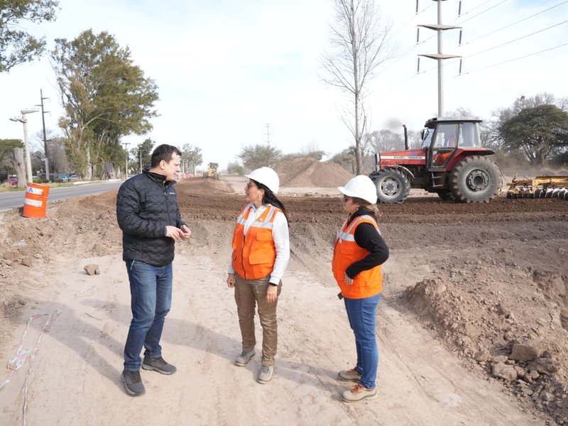 Ingreso a Villa María por Ruta Nacional 158: la obra de duplicación de calzada registra un 65% de avance