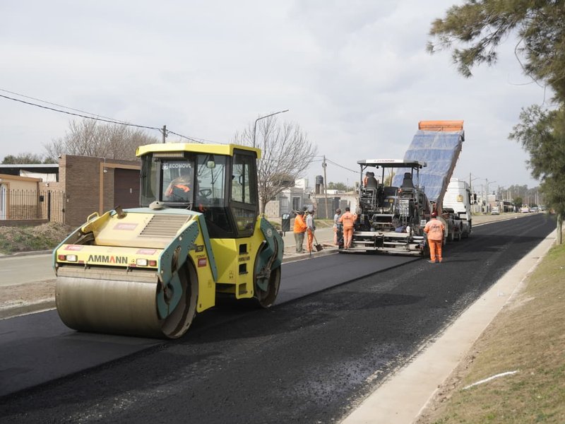 Plan 500 Cuadras de Pavimento: avanzan las obras sobre Avenida Mercedarios