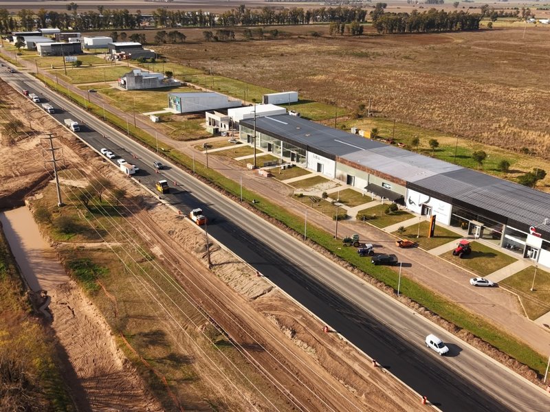 Ingreso a Villa María por Ruta Nacional 158: la obra de duplicación de calzada registra un 65% de avance