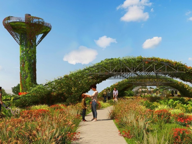 Se presentaron las obras de ampliación del Parque de la Vida