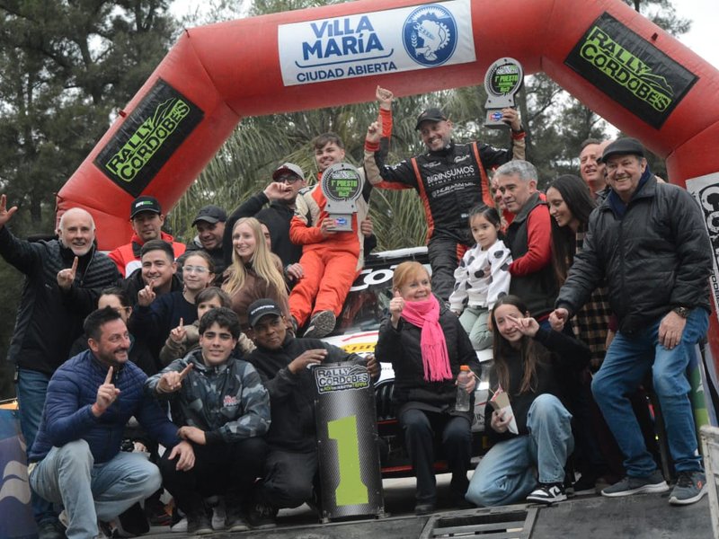 Villa María coronó a los ganadores de una nueva fecha del Rally Cordobés