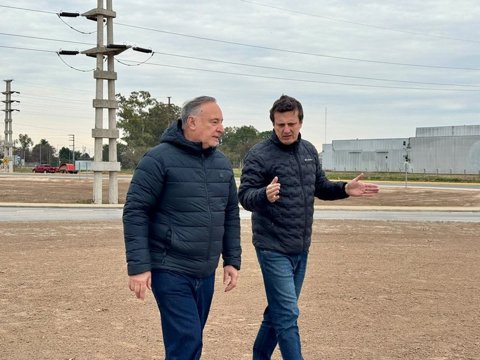 Circunvalación Sudeste: Accastello supervisó el avance de la obra que está próxima a inaugurarse