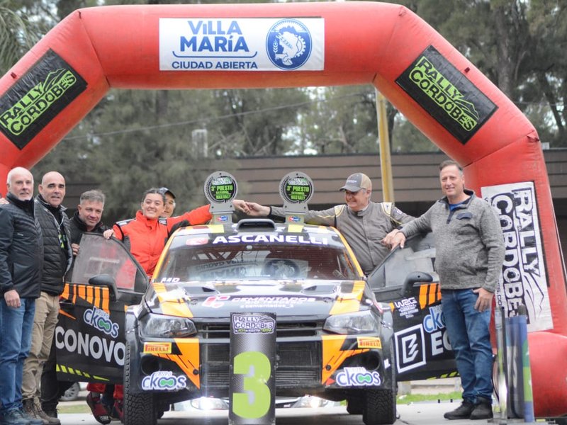 Villa María coronó a los ganadores de una nueva fecha del Rally Cordobés