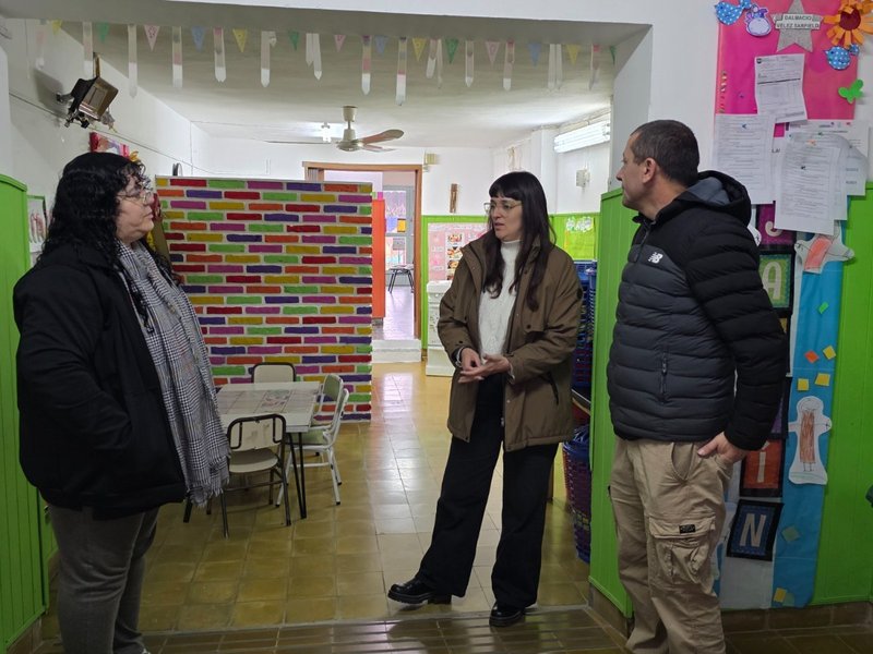 Se realizaron mejoras edilicias en el jardín Vélez Sarsfield