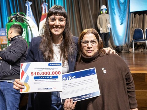 El IPET N.º 49 recibió un aporte provincial de $10 millones para fortalecer la educación técnica