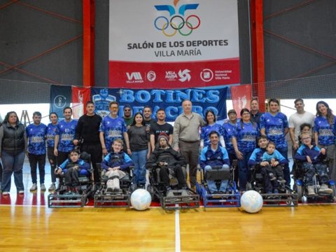 Botines de Acero celebró cinco años promoviendo el fútbol adaptado en silla de ruedas