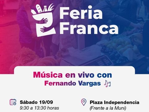 El sábado se realizará una nueva edición de la Feria Franca en Plaza Independencia