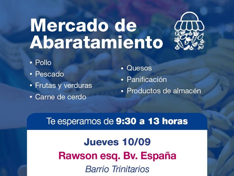 El Mercado de Abaratamiento llega el jueves a barrio Trinitarios