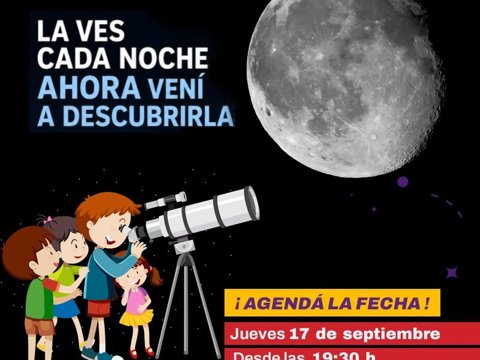La Tecnoteca se suma a la noche internacional de observación de la luna