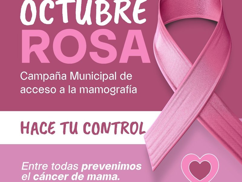 Octubre Rosa: la municipalidad impulsa una campaña de acceso gratuito a la mamografía