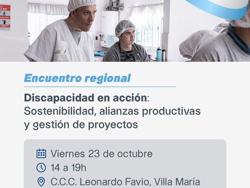Villa María será sede del primer Encuentro Regional por la Discapacidad