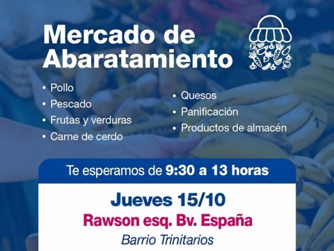 El Mercado de Abaratamiento llega a barrio Trinitarios