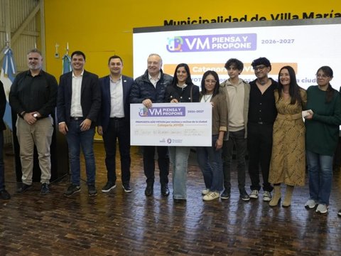 Villa María Piensa y Propone: se conocieron los 48 proyectos más votados en la edición 2026-2027
