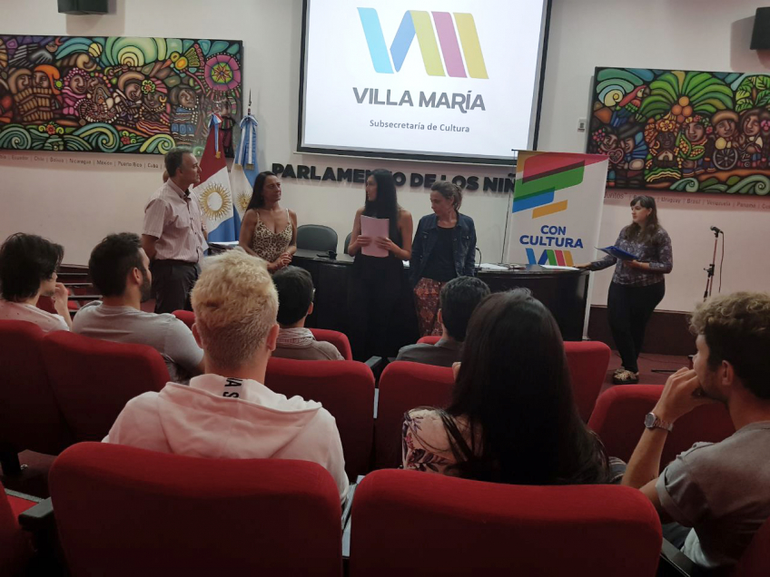 Villa María: 18 artistas recibieron aportes para concretar proyectos culturales en artes escénicas y visuales, literatura, música y producción audiovisual