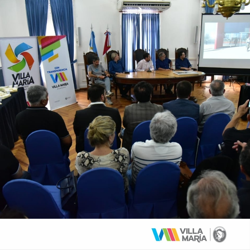 Villa María: El intendente abrió la ronda de consultas sobre los proyectos de infraestructura deportiva   