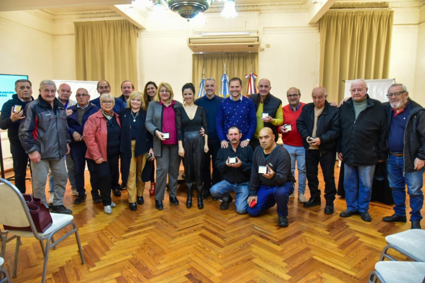 Villa María: Miembros de la Asociación Amigos del Museo Ferroviario recibieron un reconocimiento por su labor para la creación del espacio