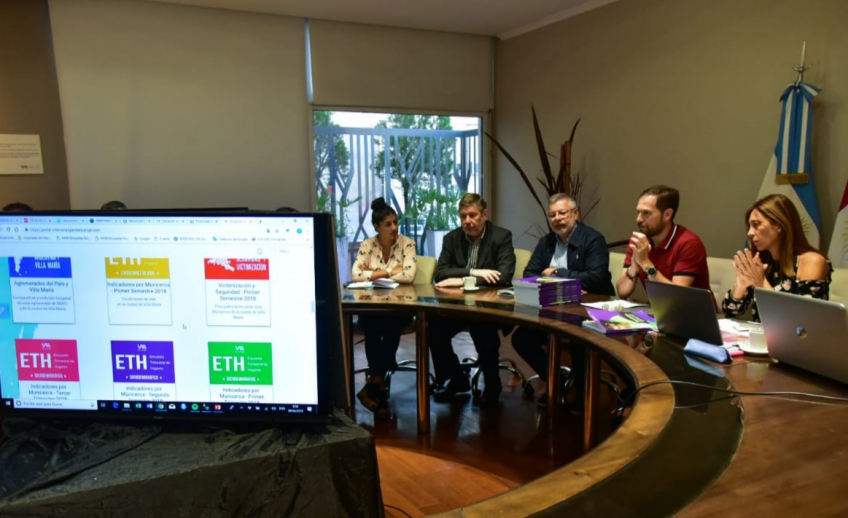 Villa María: El intendente presentó el nuevo portal de datos estadísticos que recoge los resultados de la Encuesta Trimestral de Hogares