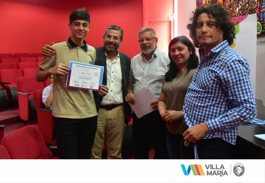 Villa María: El Consejo Municipal de Adicciones entregó reconocimientos a los Jóvenes Preventores y las instituciones que participaron en los talleres en 2018
