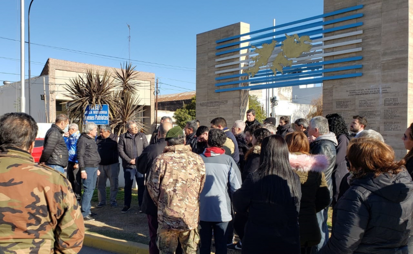 Villa María: El municipio rindió homenaje al héroe de Malvinas Jorge Amadeo Lencina, fallecido el viernes