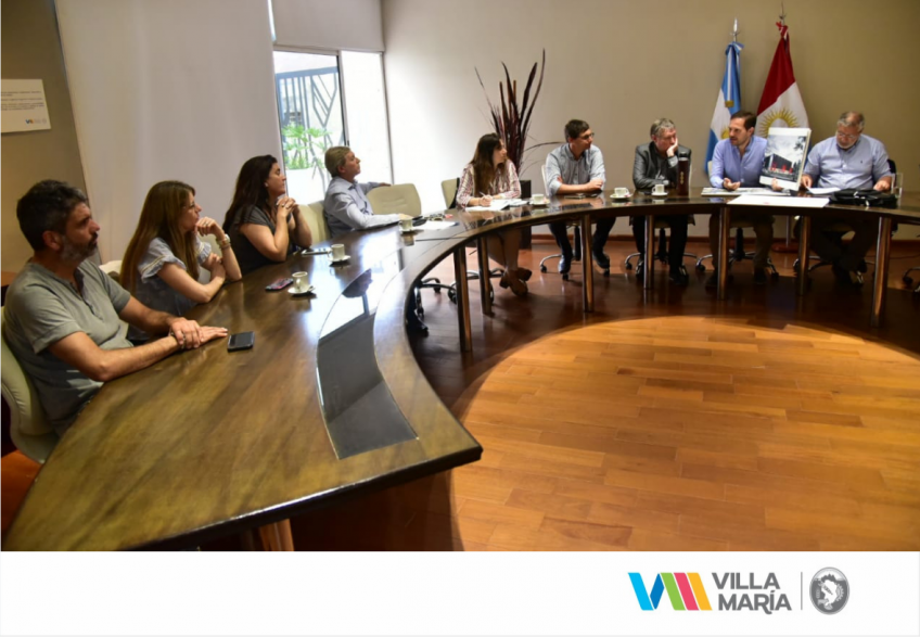 Villa María: Ciudad Deportiva y Salón de los Deportes: Gill mantuvo un encuentro con los concejales del bloque de la mayoría