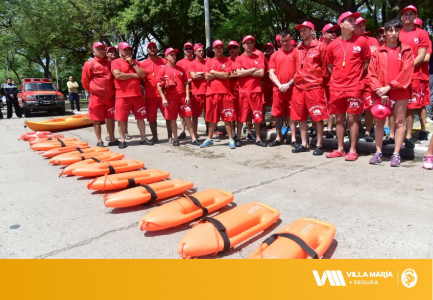 Villa María: En 13 días, los guardacostas realizaron 37 intervenciones de rescate y primeros auxilios en la ribera