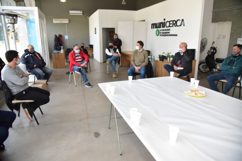 Villa María: Rosso escuchó las demandas de los centros vecinales de los barrios nucleados en el MuniCerca 6