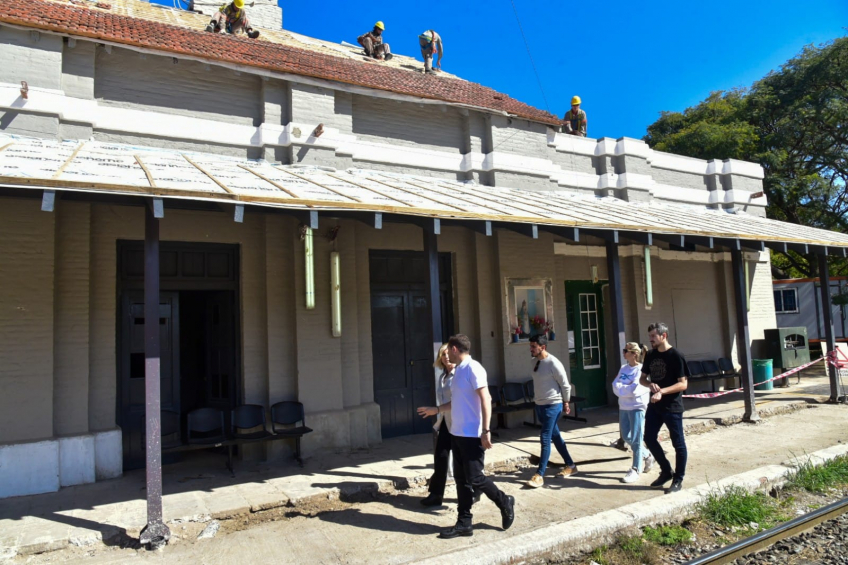 Villa María: La Estación de Trenes avanza en su refuncionalización y puesta en valor
