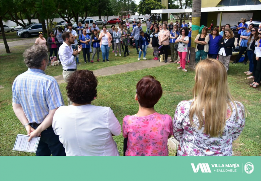 Villa MarÃ­a: Gill felicitÃ³ a los equipos de Salud por los logros del aÃ±o que termina y puntualizÃ³ los desafÃ­os para 2019