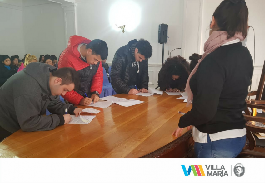 Villa María: En agosto, 69 jóvenes comenzarán su entrenamiento laboral en empresas de Villa María y la región