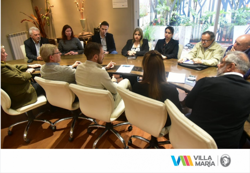 Villa María: Gill recibió a las empresas brasileras que se radicarán en Villa María, fortaleciendo a la ciudad como referente en la industria láctea