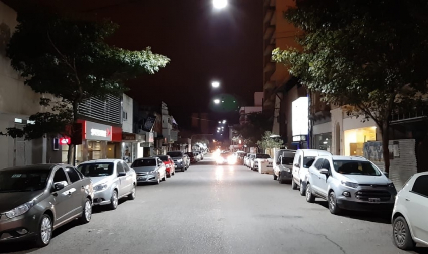 Villa María: Incorporan luminarias led en calles Buenos Aires y Santa Fe
