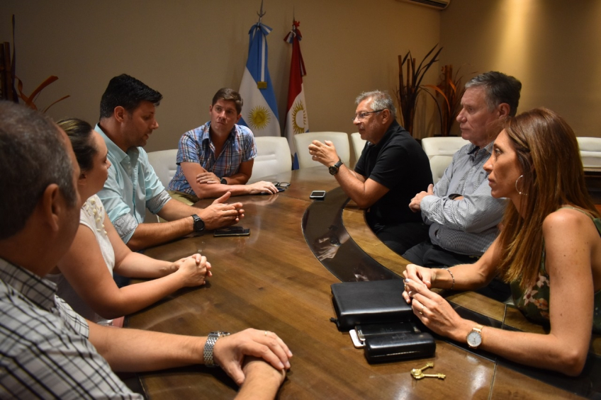 Villa María: De Falco mantuvo un encuentro con la nueva comisión directiva de AERCA