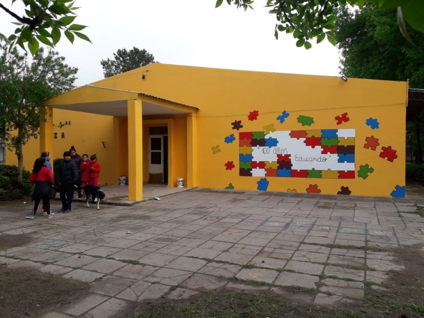 Villa María: En la celebración por sus 100 años, la Escuela Urquiza inaugura la obra de refacción integral del edificio