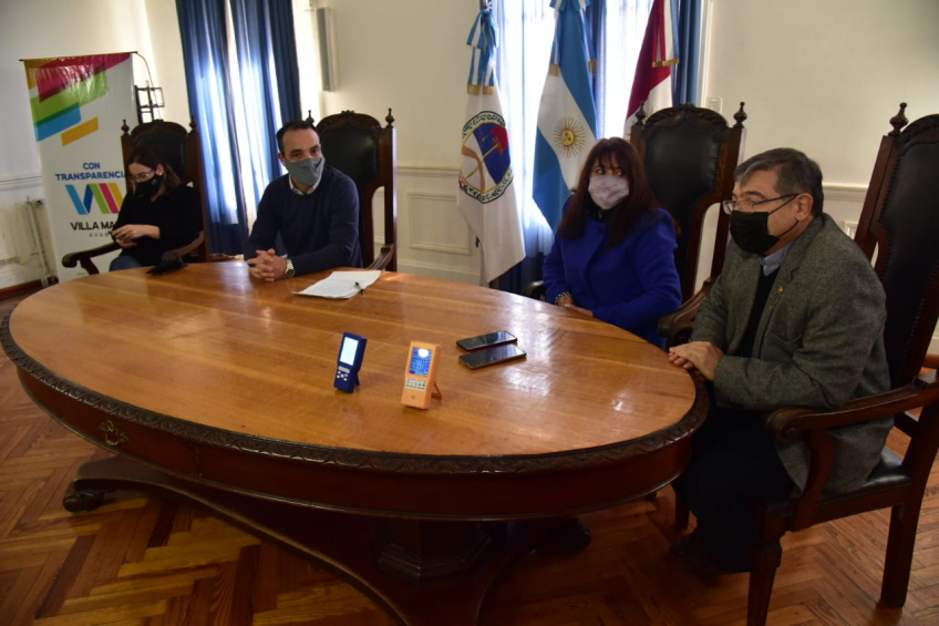 Villa María: El municipio recibió herramientas para la medición de calidad del aire que permitirá reforzar la seguridad en espacios cerrados