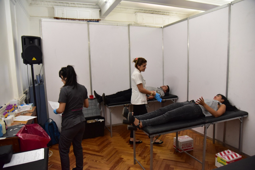 Villa María: Los empleados municipales se sumaron a la campaña para donar sangre al Banco Provincial