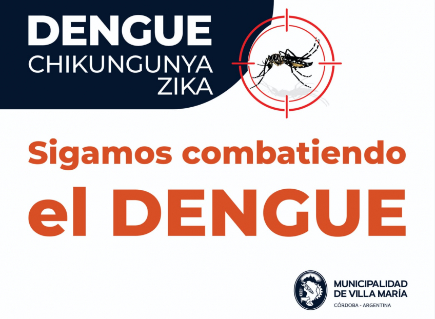Villa María: Con el dengue no podemos bajar los brazos