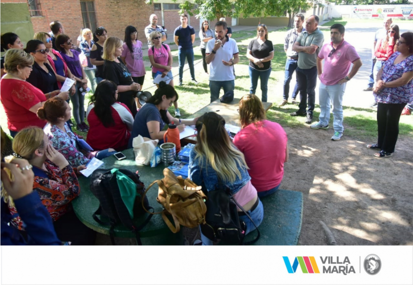 Villa María: En barrio Bello Horizonte, el intendente y los equipos de gestión dialogaron con los vecinos