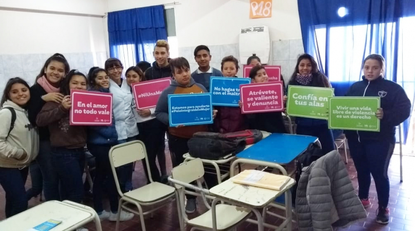 Villa María: El Polo de la Mujer se sumó a las actividades de la jornada nacional “Educar en Igualdad”