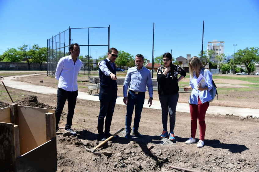 Villa María: El intendente recorrió la obra de remodelación integral del Polideportivo, en su etapa final